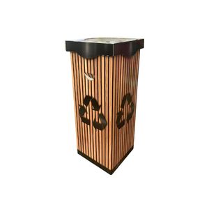 Medium Bin, Wood Recycle 11 x 11 x 29-1/2 pack of 25