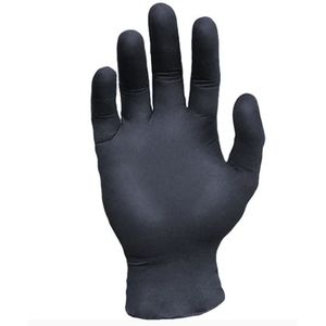 Gloves Nitrile Powder Free Examination Black Small 4 Mil 100/bx
