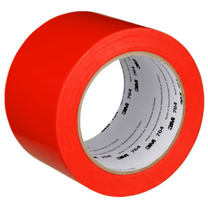 Tape 764 Vinyl General Purpose Red 72mm x 33m 12rls/cs