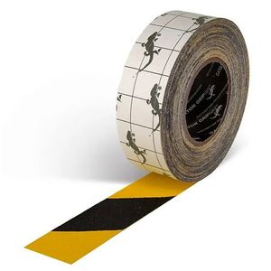 Floor Tape Anti-Slip 6"x60' Gator Grip Grit Hazard Yellow/Black
