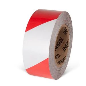Tape Aisle Safety Tuff Mark 2"x100' Red/White Hazard