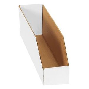 Bin Box 3x18x4-1/2" 32B White 25/bndl