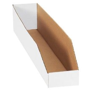 Bin Box 4x24x4-1/2" 32B White 50/bndl