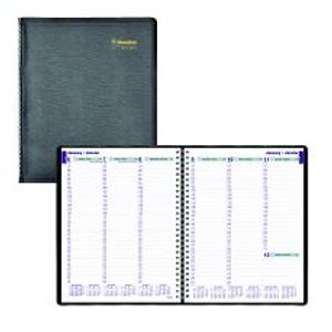 Weekly Pocket Planner 2025 11x9-1/16" Black