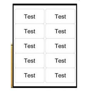 Labels Laser Sheet 4x2" 10,000 labels/cs 10/Sheet 100 Sheets x 10 Bags