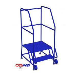 Rolling Ladder 2 Step With Handrails
