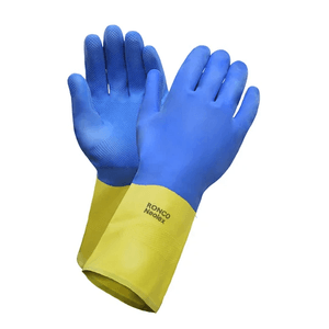 Gloves Latex/Neoprene Chemical Resistant XLarge 21 Mil 13" 12pr/bg