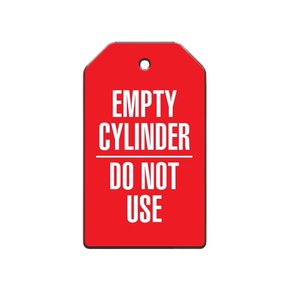 Inspection Tag Empty Cylinder Do Not Use 3.375x5.75-3/8